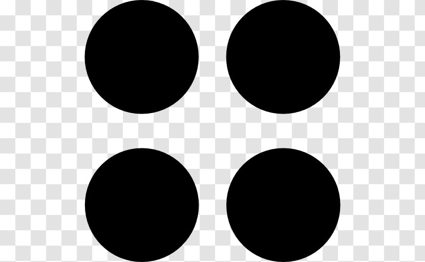 Mathematics Symbol Sign Point Circle - Black Transparent PNG
