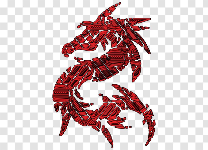 Logo Dragon Video Games Film - Fictional Character - Red Transparent PNG