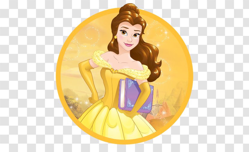 Belle Ariel Princess Aurora Beauty And The Beast Cinderella - Silhouette - Frame Transparent PNG