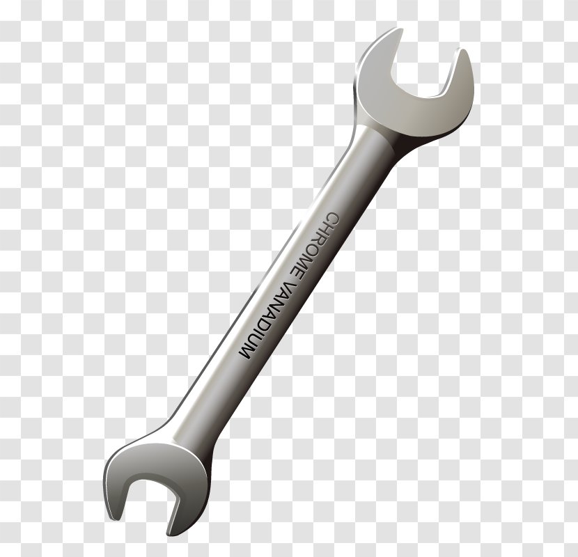 Wrench Tool Adjustable Spanner - Gratis - Silver Transparent PNG