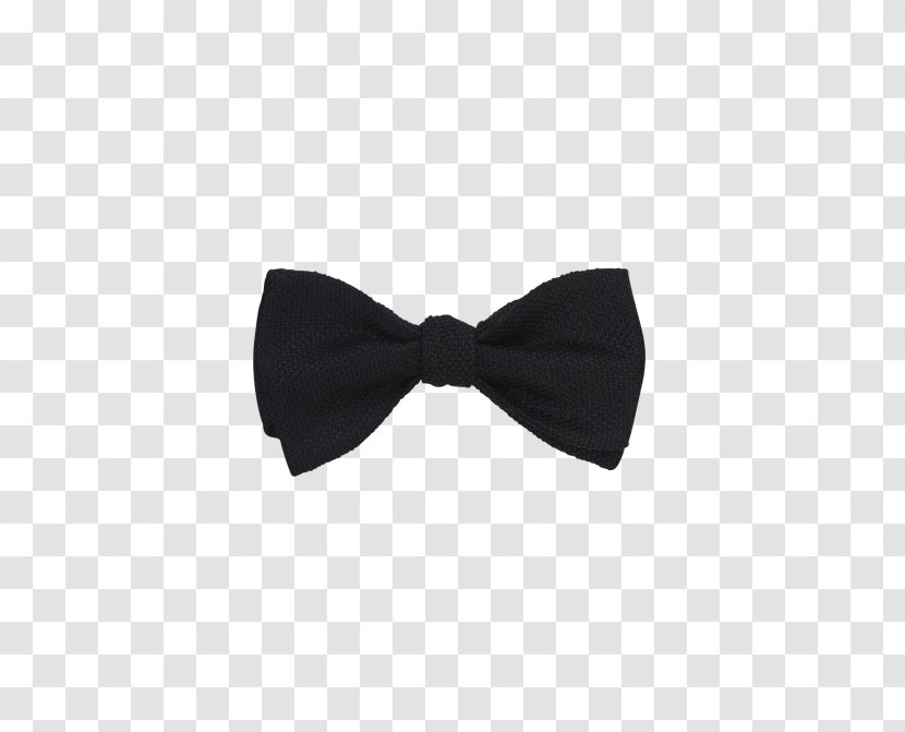 Bow Tie Silk Foulard La Petite Robe Noire Satin - Black Transparent PNG