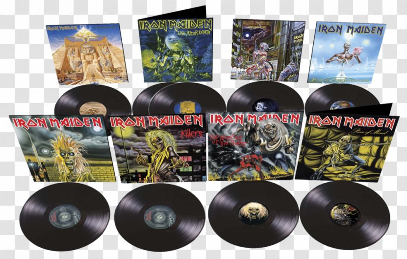 Iron Maiden Phonograph Record The Number Of Beast Album LP - Flower Transparent PNG