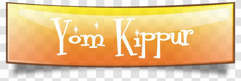 Yom Kippur Transparent Background. - Yellow - Logo Transparent PNG