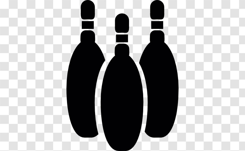 Bowling Pin Balls Sport - Black - Psd Transparent PNG