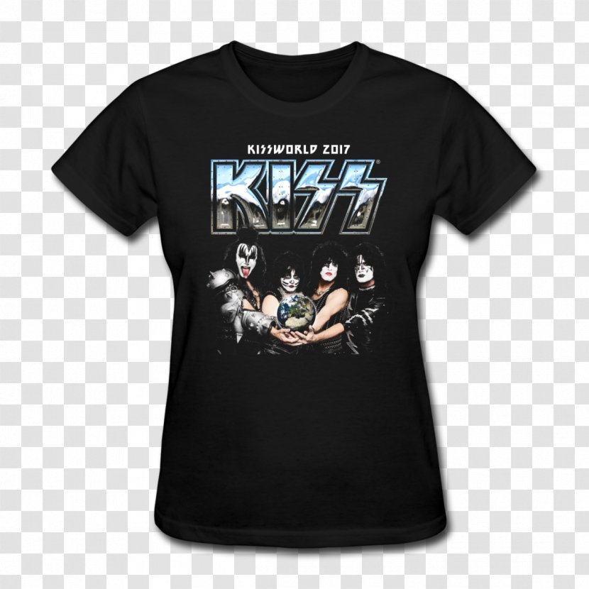 Concert T-shirt Kissworld Tour Clothing - Logo - Army Items Transparent PNG