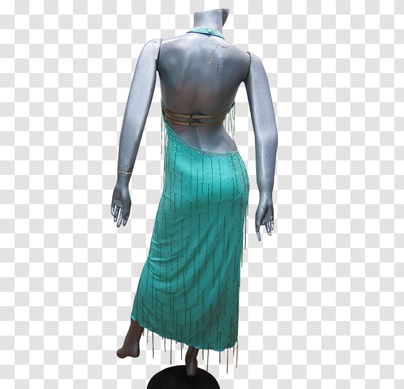 Costume Design Dress Teal - Latin Dancer Transparent PNG