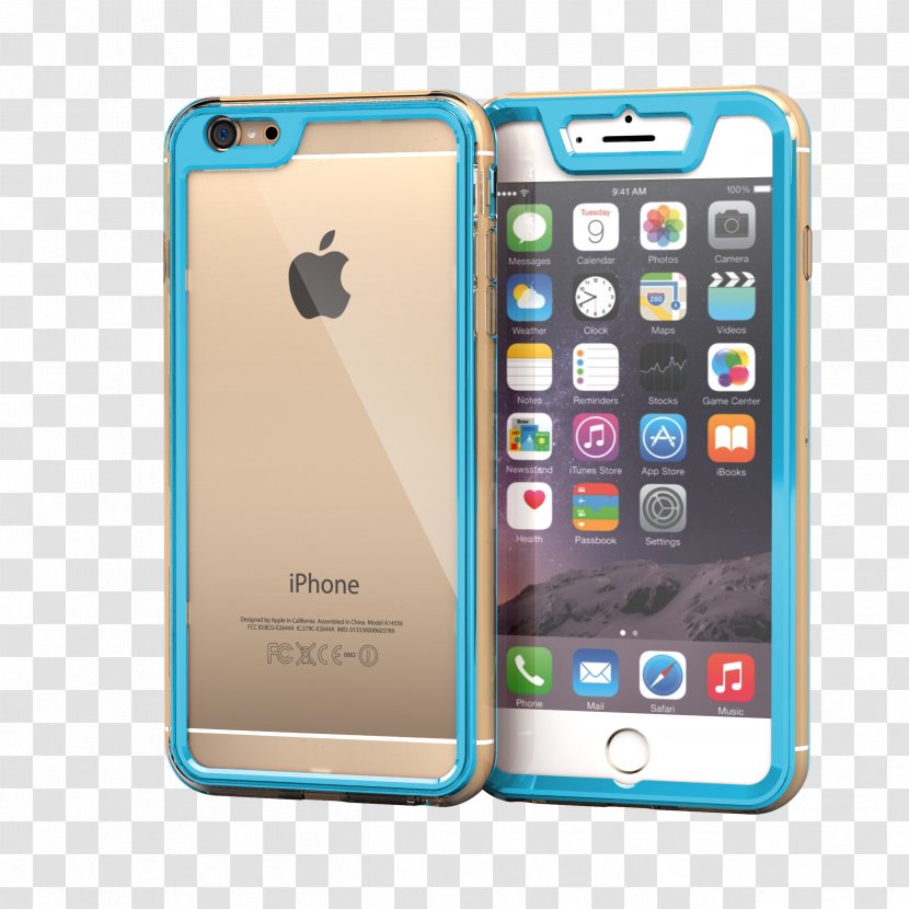 IPhone 6 Plus 6s Apple Cell Phone Case For & 7 - Iphone - Light Blue Transparent PNG