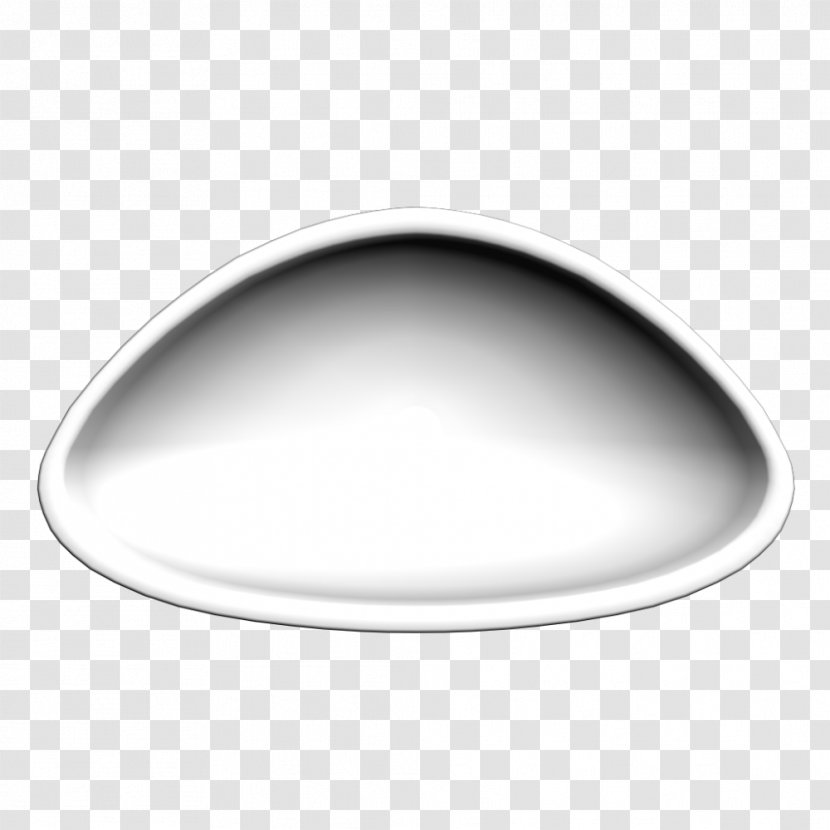 Silver Angle Oval Transparent PNG