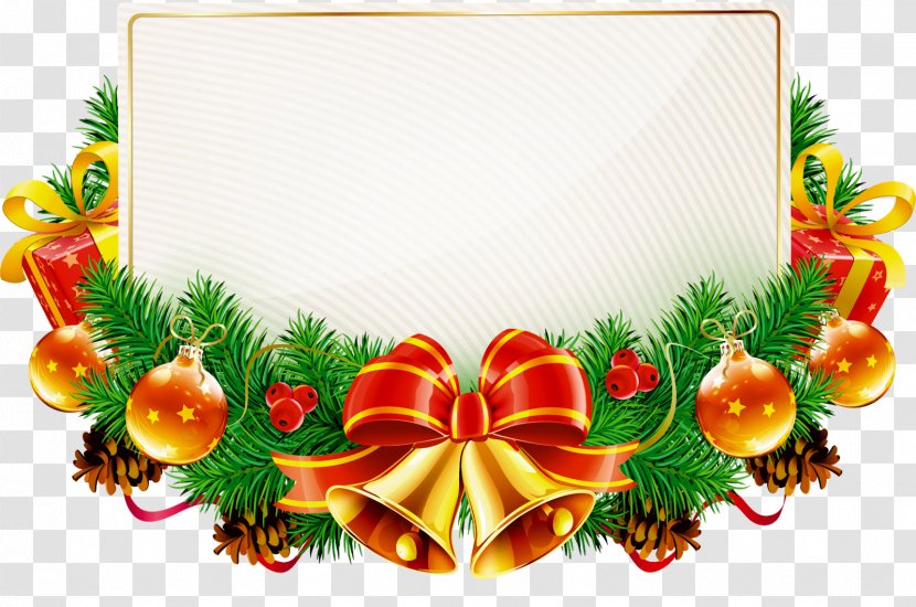 Christmas Decoration Tinsel Picture Frames Clip Art - Ornament Transparent PNG