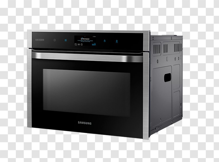 Microwave Ovens Samsung Display Device Forno A Microonde Combinato Con Grill Da Incasso Capacità 50 Litri Potenza 3000 Watt Altezza 45cm Larghezza 60cm Colore Inox - Kitchen Appliance - Oven Transparent PNG