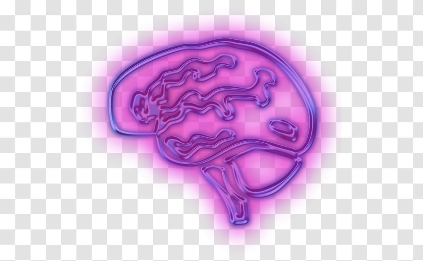 Human Brain Purple Clip Art - Watercolor Transparent PNG