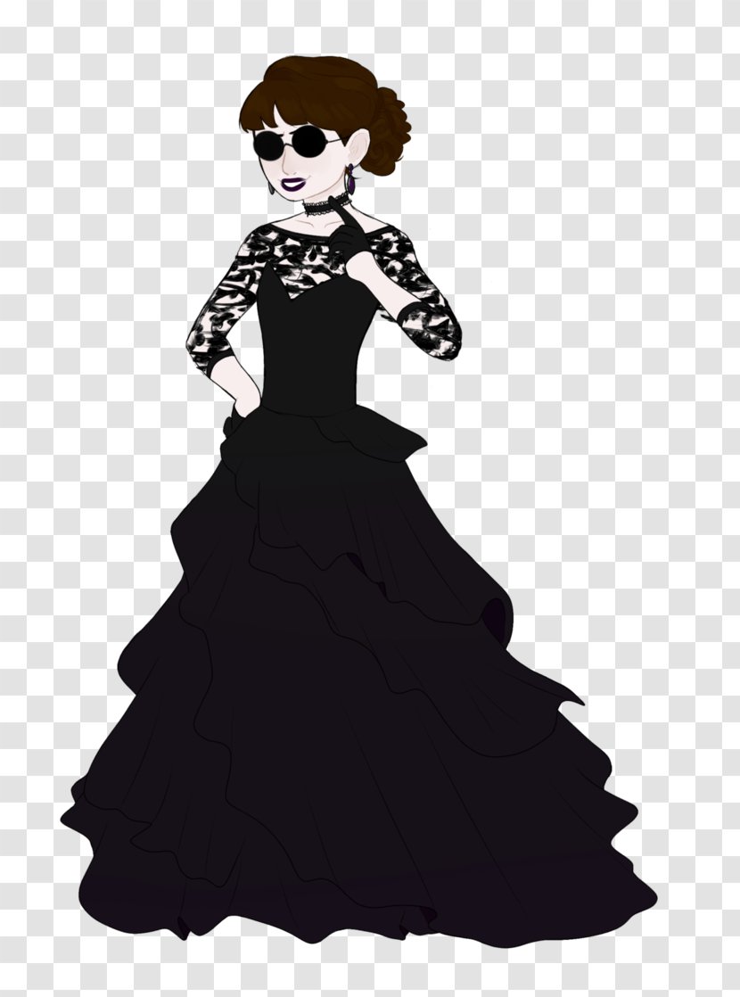 Costume Design Gown M Group Black - Dress - Formal Wear Art Transparent PNG