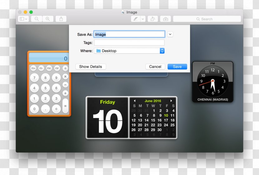 MacOS Dashboard Apple Software Widget - Mac Os X Snow Leopard Transparent PNG