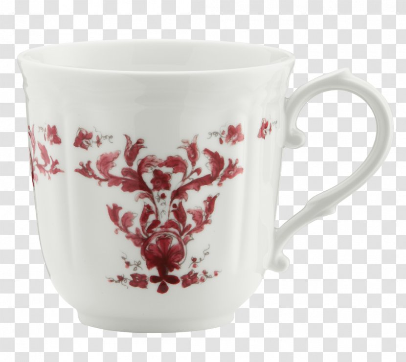 Doccia Porcelain Coffee Cup Mug Meissen - Saucer Transparent PNG
