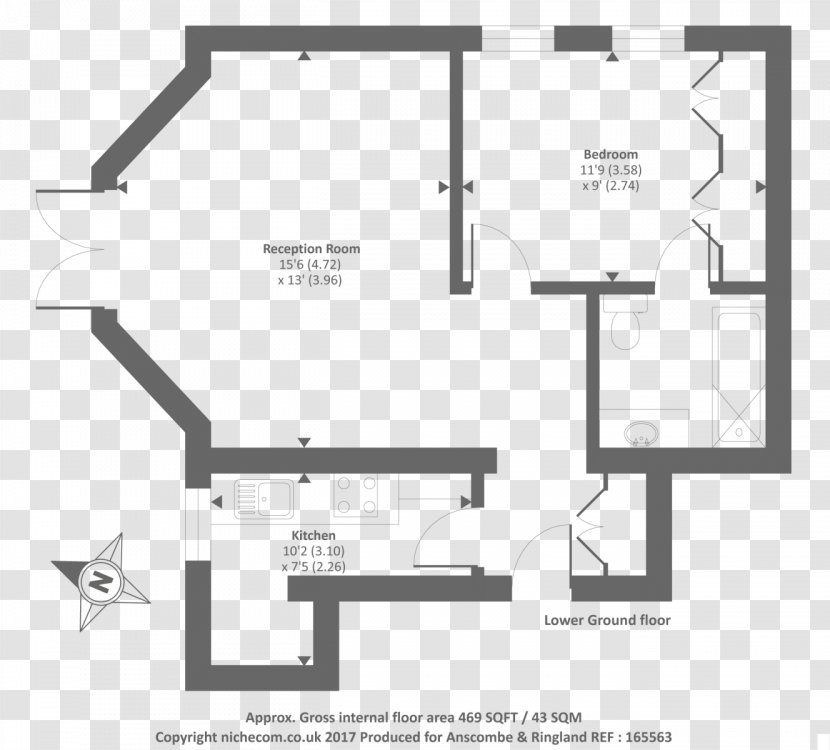 Floor Plan Product Design Angle - Diagram Transparent PNG