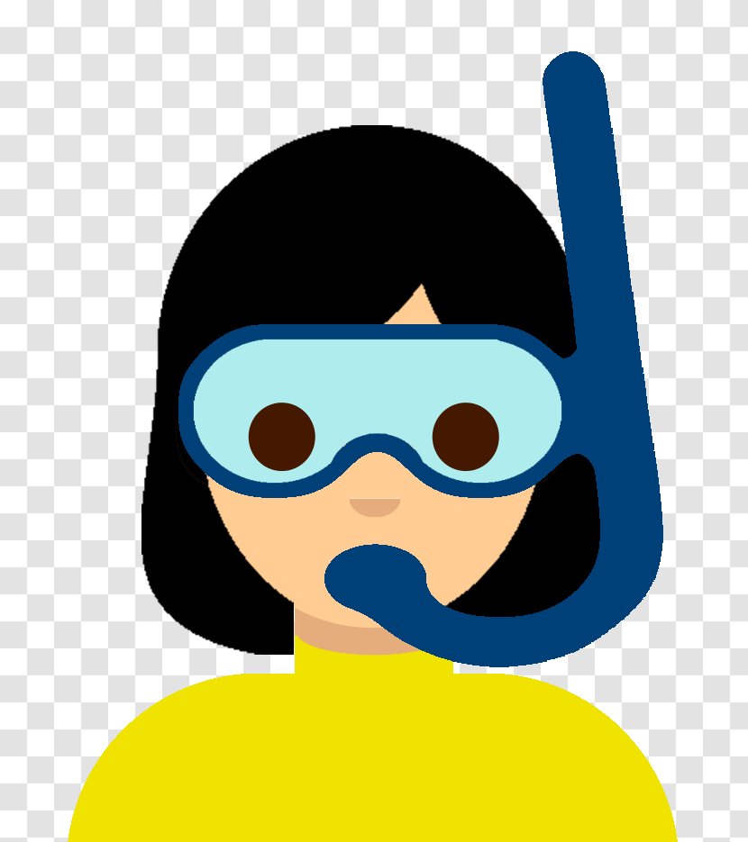 Clip Art Underwater Diving Scuba Emoji Image - Set Transparent PNG