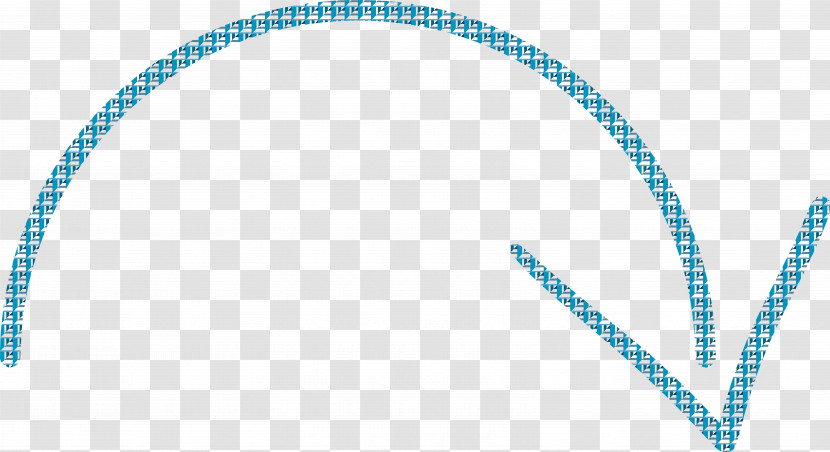 Blue Turquoise Aqua Line Circle Transparent PNG