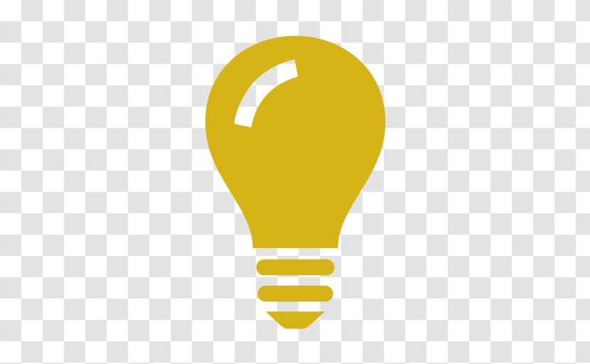 Incandescent Light Bulb Lighting Lamp - Yellow Transparent PNG