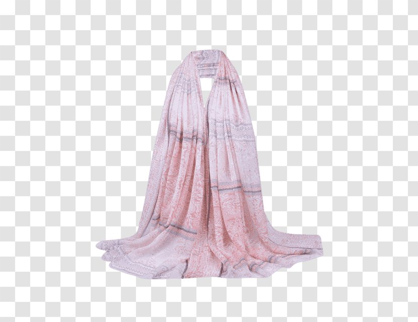 Silk Scarf Fashion Tulle Clothing - Handkerchief - Pink Transparent PNG