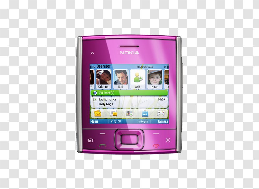 Nokia X5-01 X6 C6-00 N97 - Multimedia - X5 Transparent PNG
