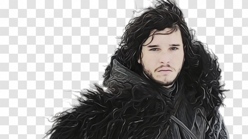 Game Of Thrones - Long Hair - Season 2 Jon Snow Kit Harington Television Transparent PNG