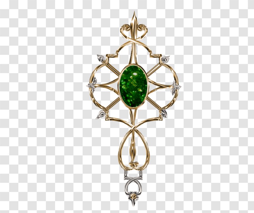 Earring Emerald Body Jewellery Brooch Charms & Pendants - Pendant - Internet Element Transparent PNG