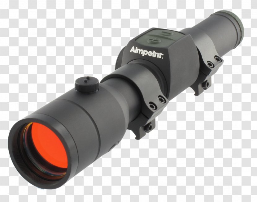Aimpoint AB Red Dot Sight Hunting Reflector Weaver Rail Mount - Frame - Sights Transparent PNG