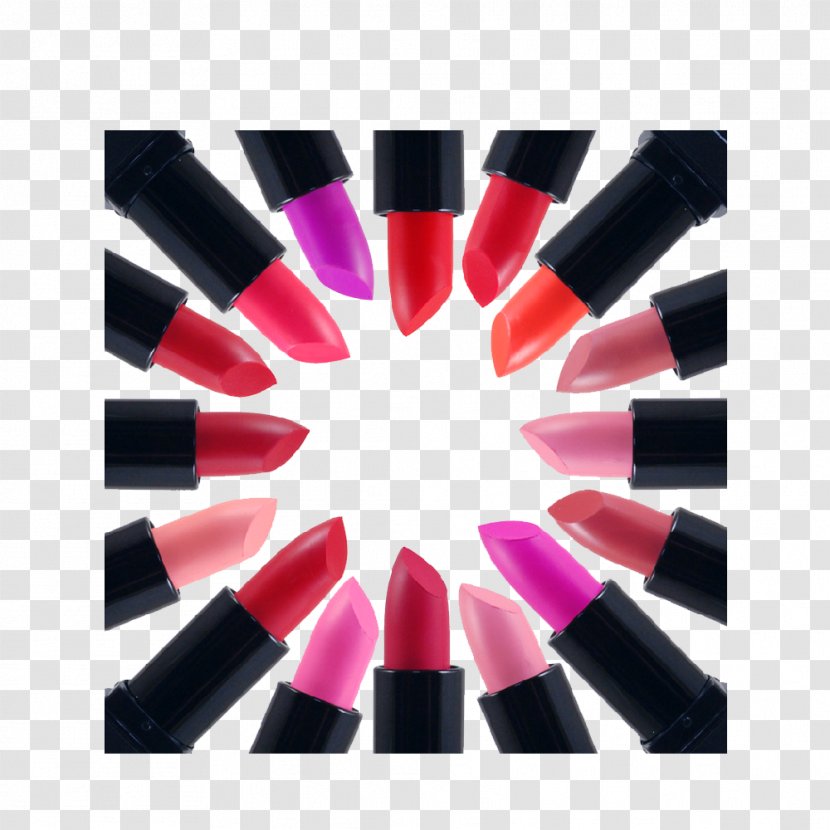 Lipstick Cosmetics Lip Balm Color - Eye Liner - Collection Transparent PNG