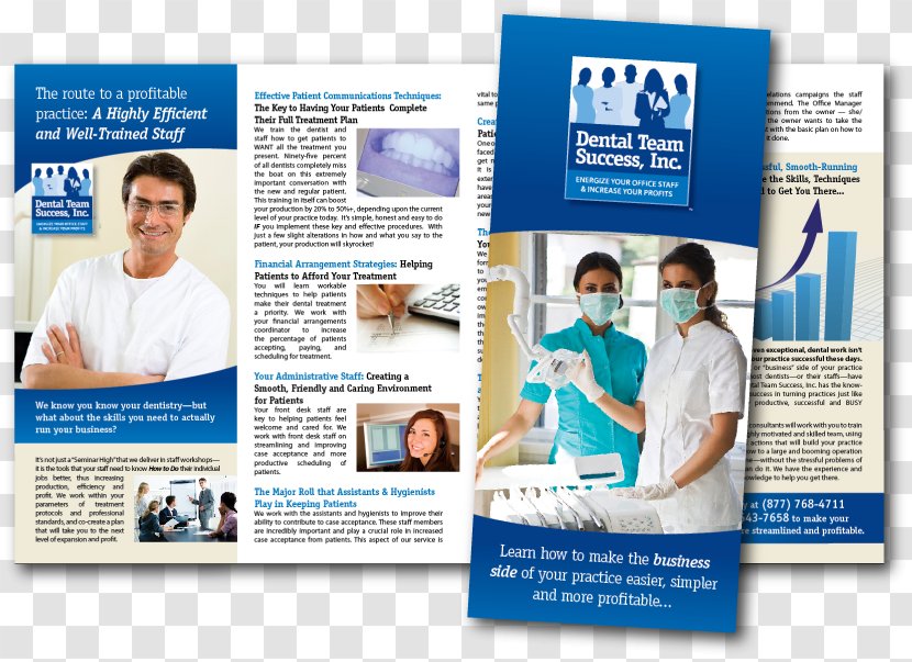 Advertising Brochure Dentistry Pamphlet - Marketing - Design Transparent PNG