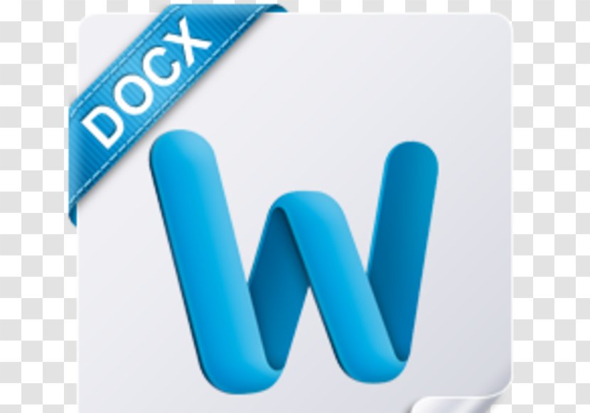 DOCX - Brand - Blue Transparent PNG