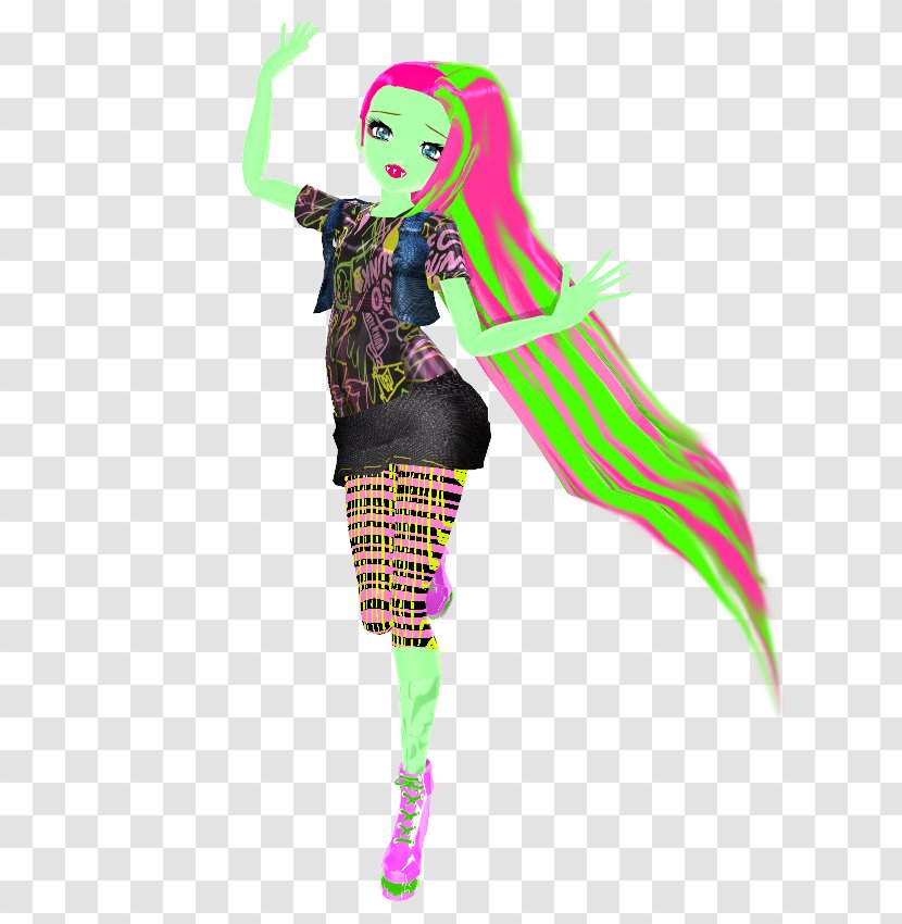 Monster High 13 Wishes Haunt The Casbah Twyla Frankie Stein Doll MikuMikuDance Transparent PNG
