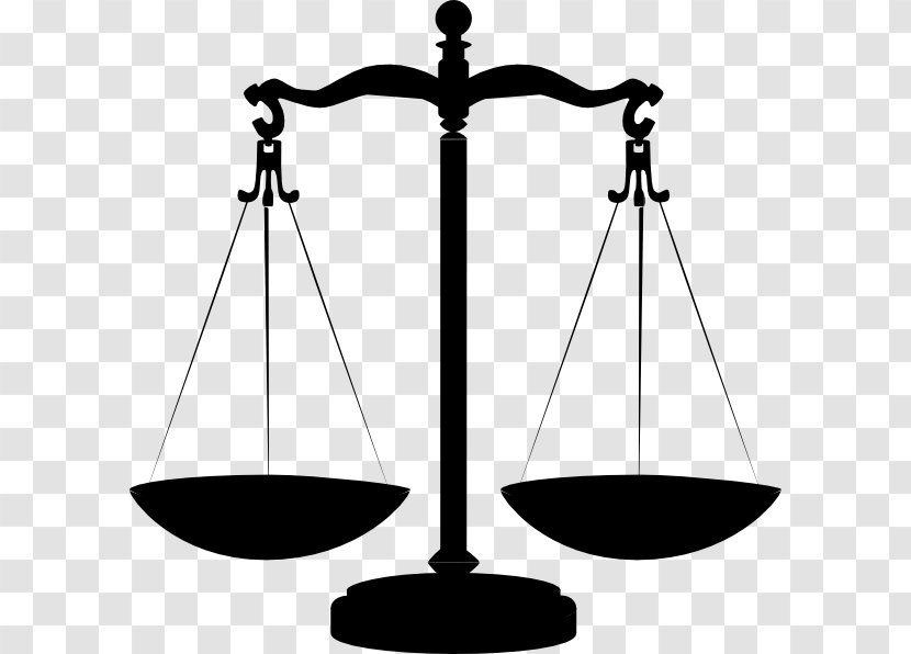 Measuring Scales Clip Art - Judge - Justice Vector Transparent PNG