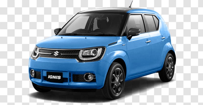 Suzuki Ignis Car Maruti - Cartoon - Dark Blue Transparent PNG