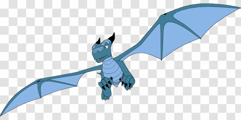 Dragon Clip Art - Animation - Blue Cartoon Transparent PNG