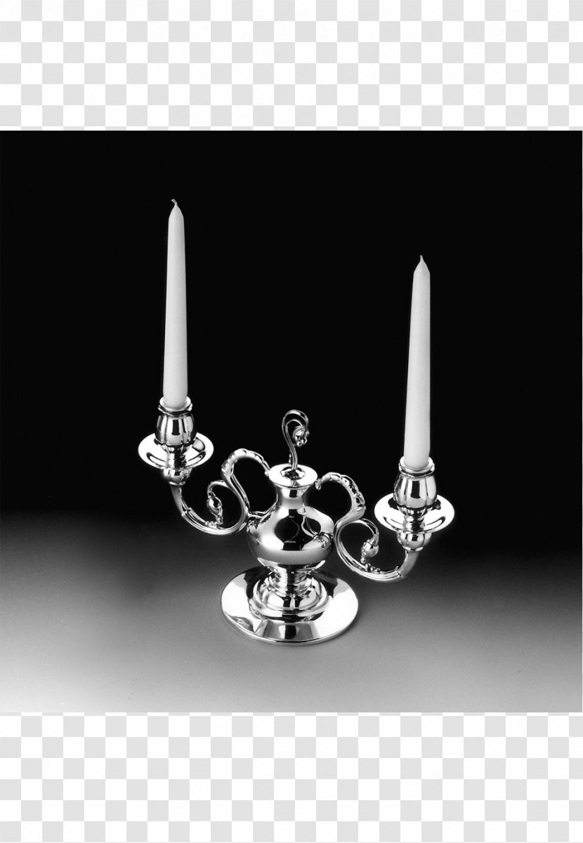 Silver Candelabra Candlestick Light Fixture Robbe & Berking Transparent PNG
