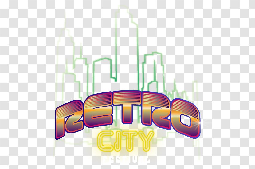 Fairplex Retro City Festival Logo - Purple - Poster Transparent PNG