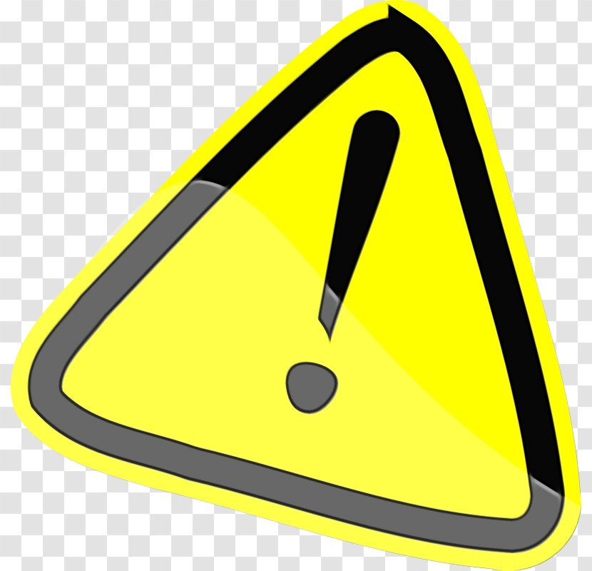 Warning Sign Yellow - Signage - Triangle Transparent PNG