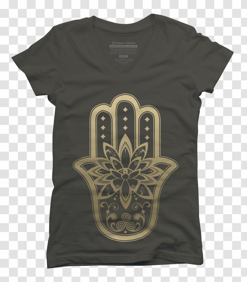 T-shirt Hamsa Amulet Top - Tshirt Transparent PNG