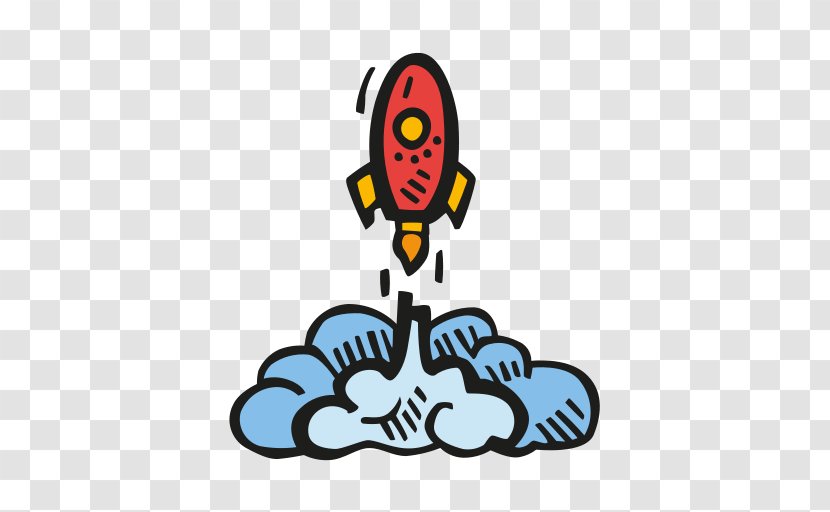 Clip Art Rocket Launch Image - Artwork Transparent PNG