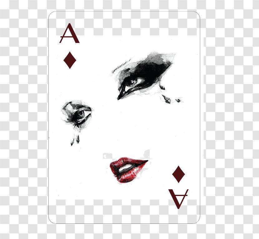 Fashion Illustration Playing Card Drawing Illustrator - Design Transparent PNG