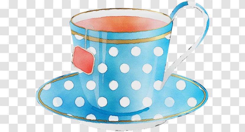 Watercolor Background - Teacup - Dishware Ceramic Transparent PNG