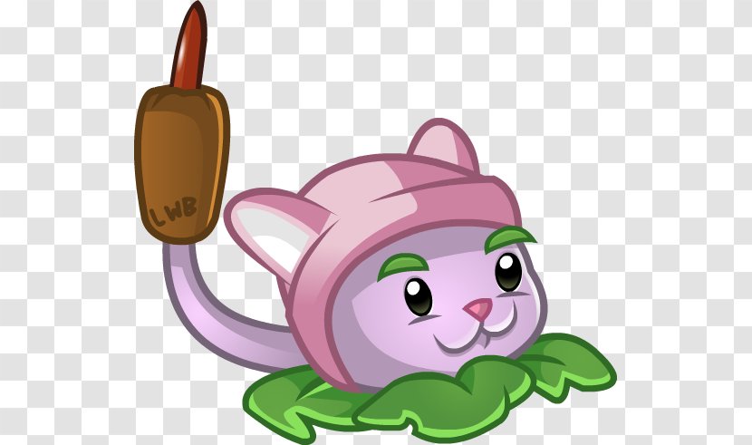 Plants Vs. Zombies 2: It's About Time Cattail Video Game - Small To Medium Sized Cats - Pepper Character Transparent PNG