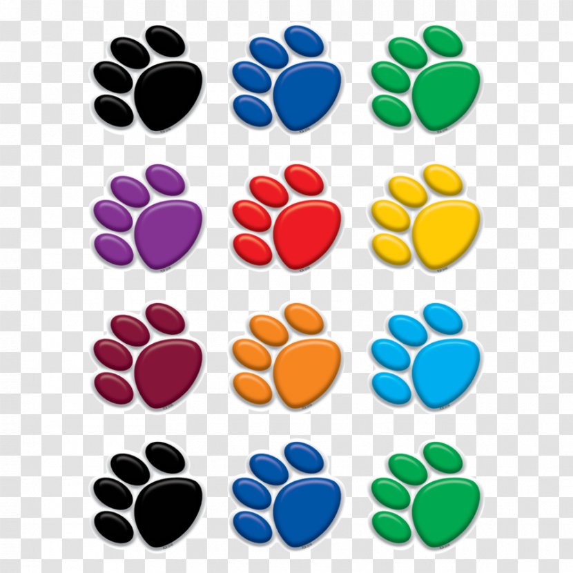 Color Teacher Paper Art Paw - Colorful Posters Transparent PNG