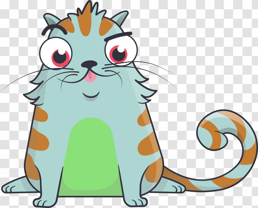 CryptoKitties Whiskers Cat Cryptocurrency Blockchain - Snout Transparent PNG