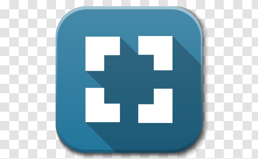 Blue Symbol Font - Csssprites - Apps Zoom Fit Transparent PNG