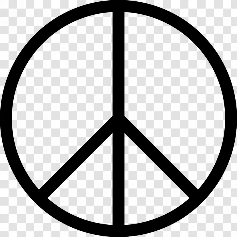 Peace Symbols Campaign For Nuclear Disarmament Clip Art - Symbol Transparent PNG