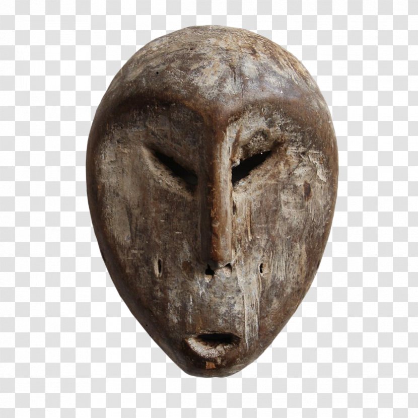 Stone Carving Mask Artifact Africa - Masque Transparent PNG