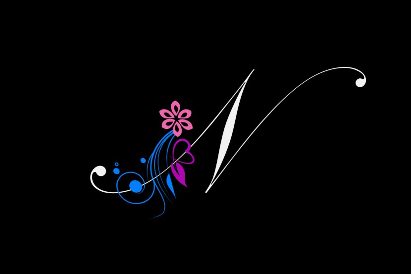 Logo Text Illustration - Darkness - N Transparent PNG