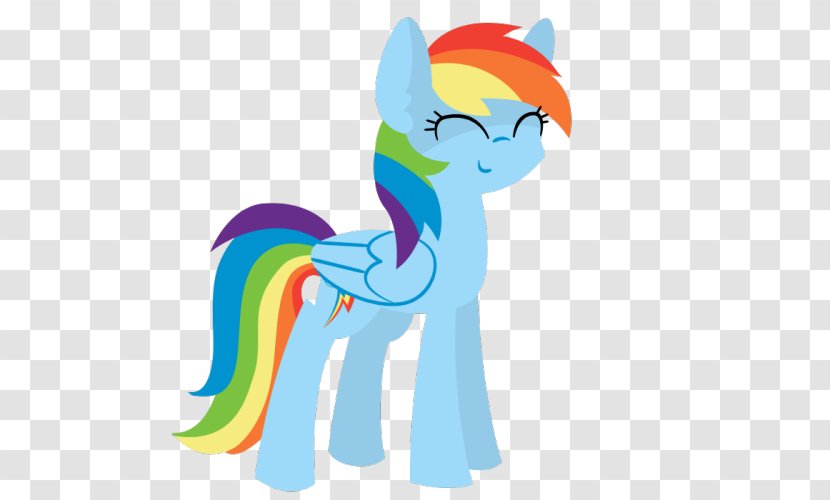 Rainbow Dash My Little Pony Horse - Fan Art - Papery Transparent PNG