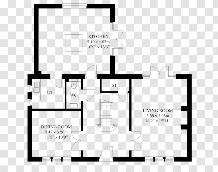 Paper Floor Plan Square Pattern - Area - Ground Transparent PNG